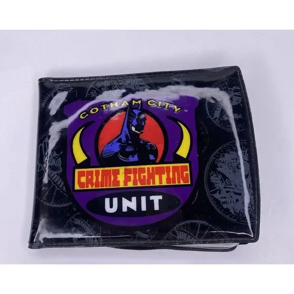 1995 DC Comics‎ Batman Gotham City Crime Fighting Unit Plastic Wallet