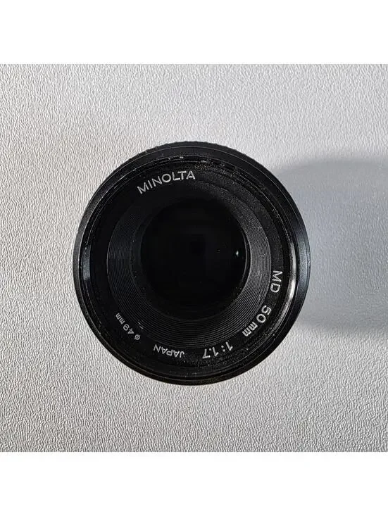 Minolta MD 50mm 1:1.7 Lens for Minolta MD 35mm SLR Camera - Tested