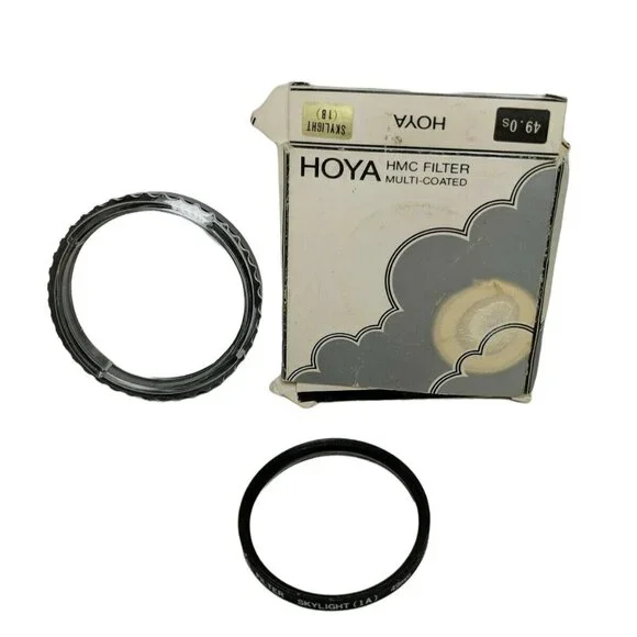 Vintage Photo Hoya Camera Filter Skylight 1B 49.0s 57a