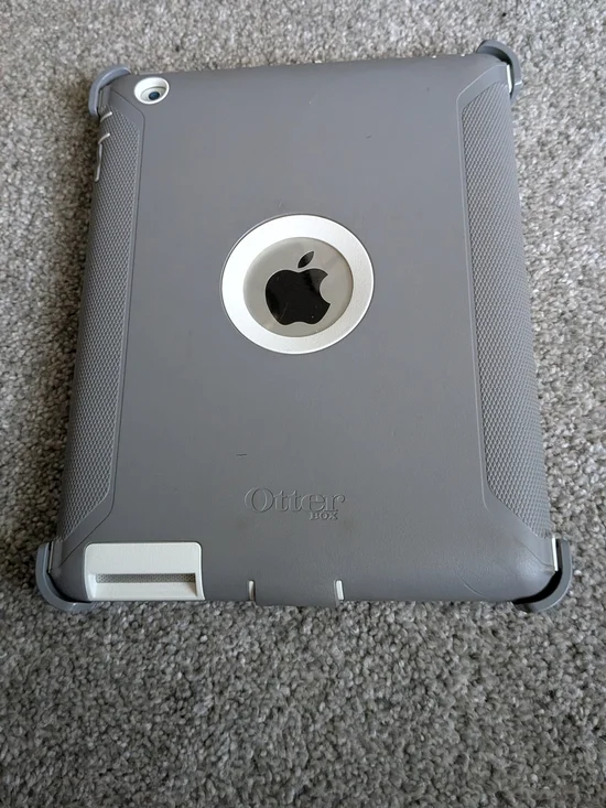 OtterBox Gray Rugged Tablet Case for iPad, iPad Is In Included.