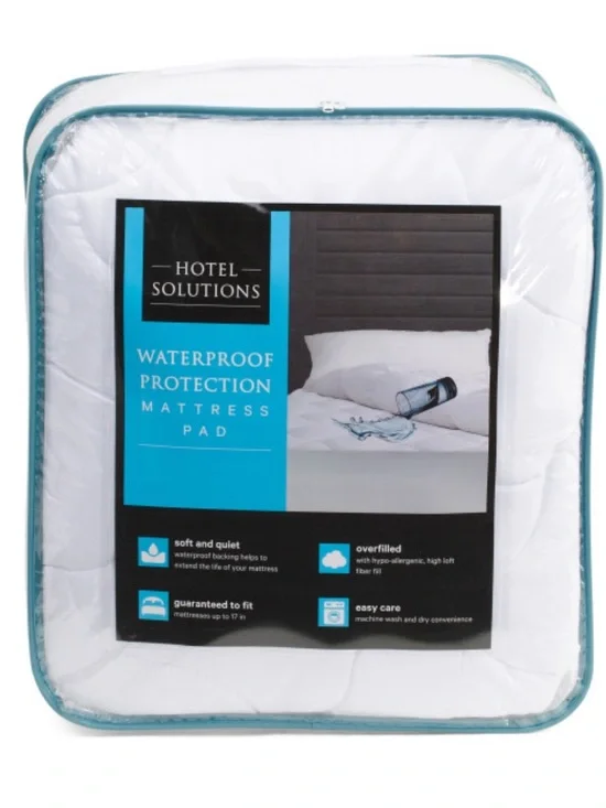Hotel Solutions Waterproof Protection Mattress Pad