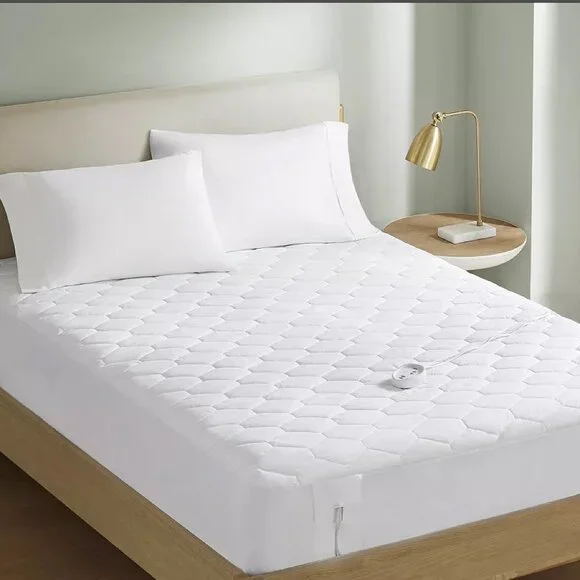 NTW Serta Cotton Rich Heated Mattress Pad -- queue