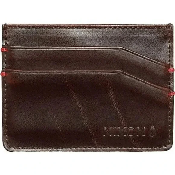 Nixon Legacy Card Wallet, dark brown
