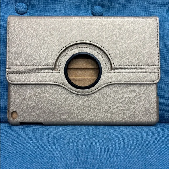 Universal Beige Rotating Tablet Case for IPAD 5 or 6 (9.7 inch screen)