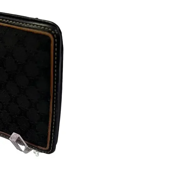 Celine Black Canvas Bifold Wallet - some corner wear