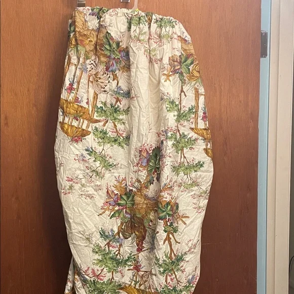 Floral Print Mattress Cover