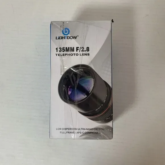 LightDow 135MM F/2.8 Telephoto Lens LD UNC AL Full Frame / APS-C Compatible
