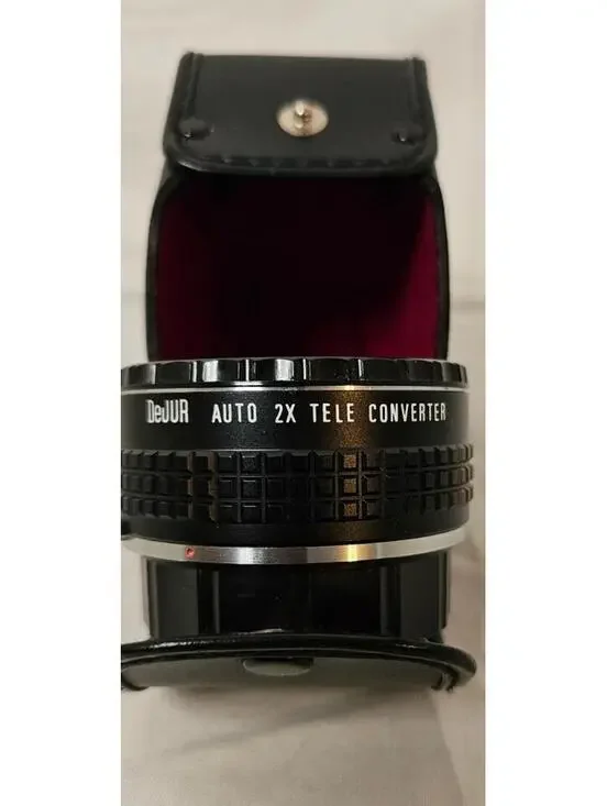 DeJur Converter 2x Automatic Tele for Olympus OM W/ Case