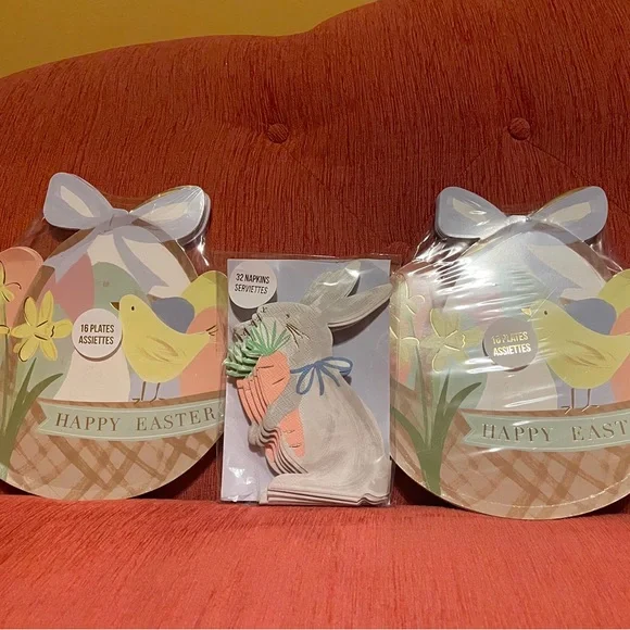 Meri Meri Easter Plates and Napkins