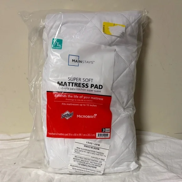 Mainstays Twin Mattress Pad New