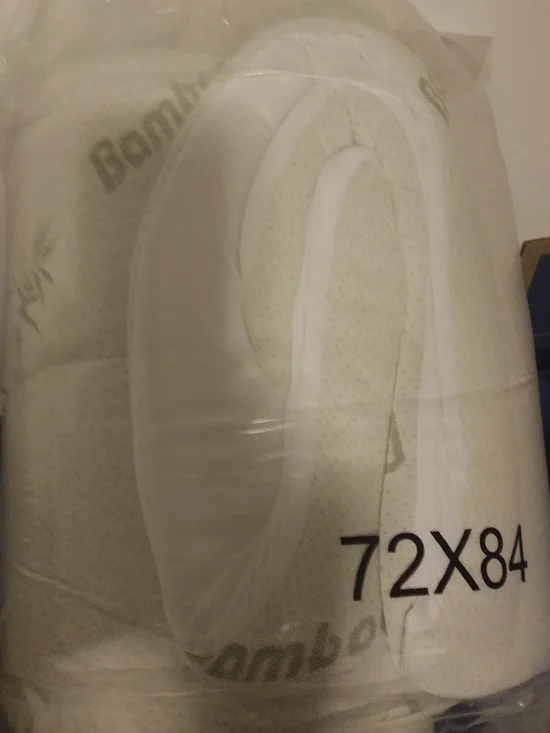White Luxury Mattress Cover Cali - King - 72x84