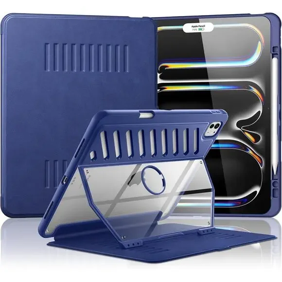 MoKo for iPad Pro 13 inch case (M5/M4) 2025/2024 with Built-in Pencil Holder