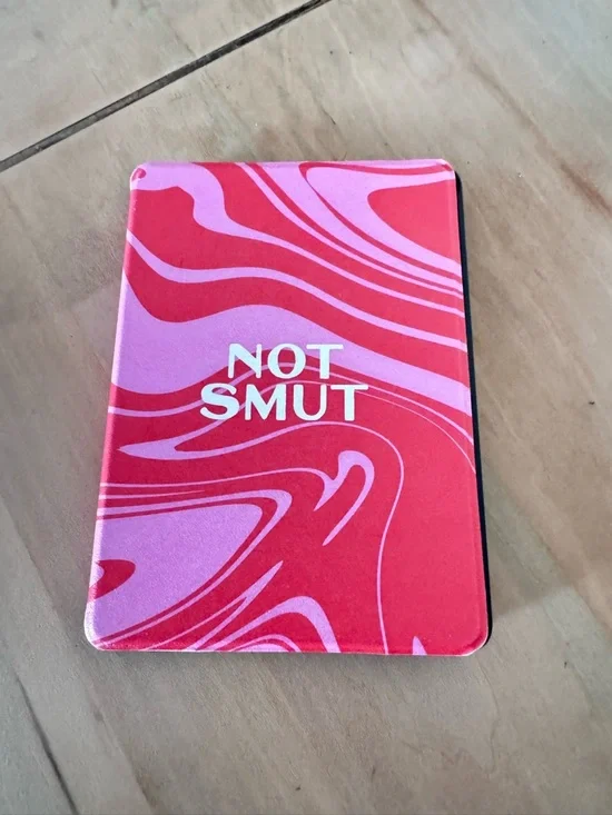 NOT SMUT - page. Pink & Cherry Swirl Kindle Case