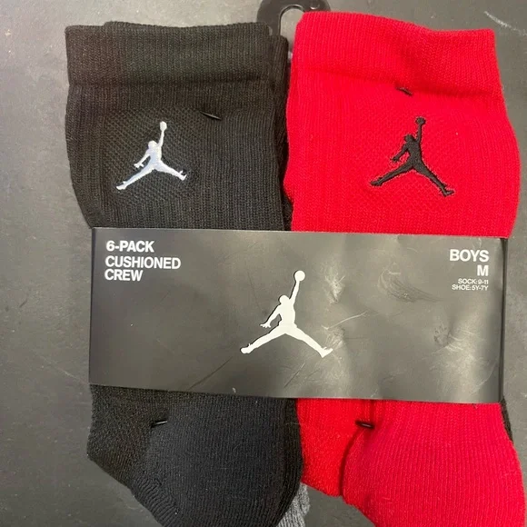 COPY - New 6 Pairs Of Jordan Socks Size Big Kids 5Y-7Y