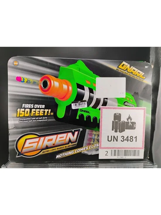 Siren Gnarl Mini Pump Blaster With Half Darts & Accessories