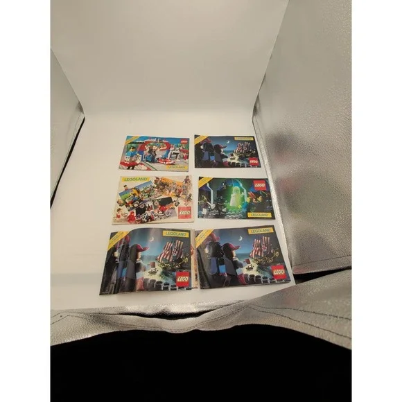 Vintage Lego Small Catalog Lot Of 6 Pirates Racing Ghost Haunted