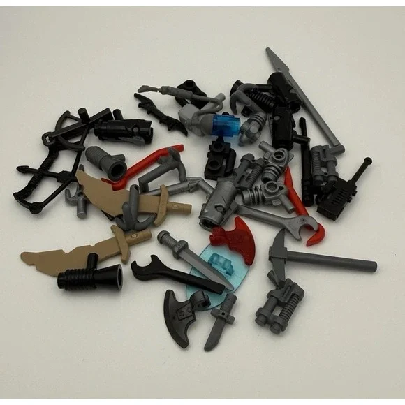Lego Minifig Weapons And Tools Assorted Lot 40 pieces 007