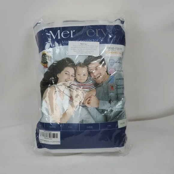 Mercery Waterproof Mattress Protector - Turkish Terry Cotton - CAL KING