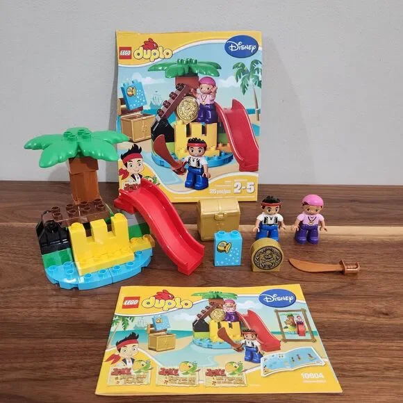 Lego Duplo Disney 10604 Jake & The Neverland Pirates Treasure Island Complete