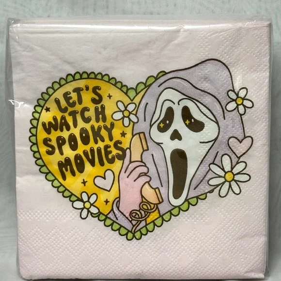 Spooky Movie Night Party Napkins
