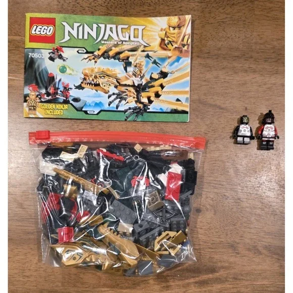 LEGO 70503 Ninjago: Set 100% Complete W/Manual-Missing Golden Ninja & Box-Read