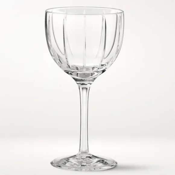 Williams Sonoma Dorset Nick & Nora Hand Cut Crystal Glass, Retail Price $39.95