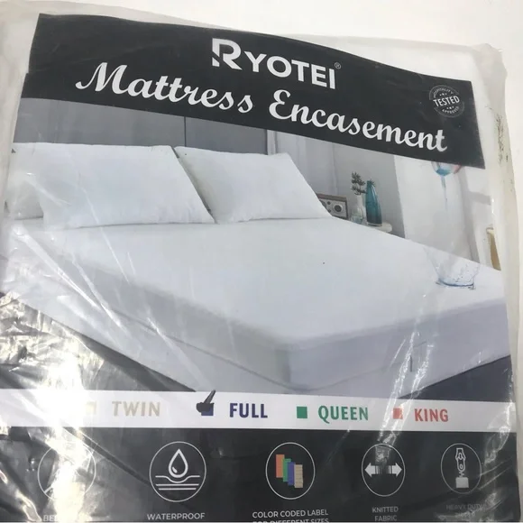 New Zippered Mattress Encasement Waterproof Bed Bug Protector Cover