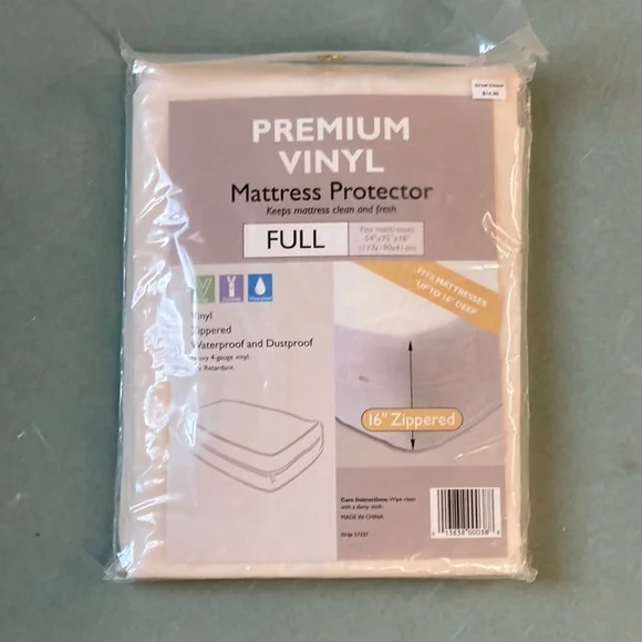 Vinyl Mattress Protector - Full