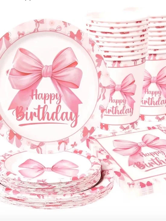 Photo Backdrop, Birthday in a box! Girl Birthday decor.
