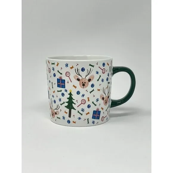 Williams Sonoma Jumbo 20oz St Jude Christmas Holiday Winter Coffee Mug Cup