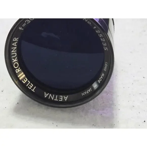 Aetna Tele Rokunar 300mm f/5.6 • Vintage Manual Telephoto Lens • 35mm Film Camer