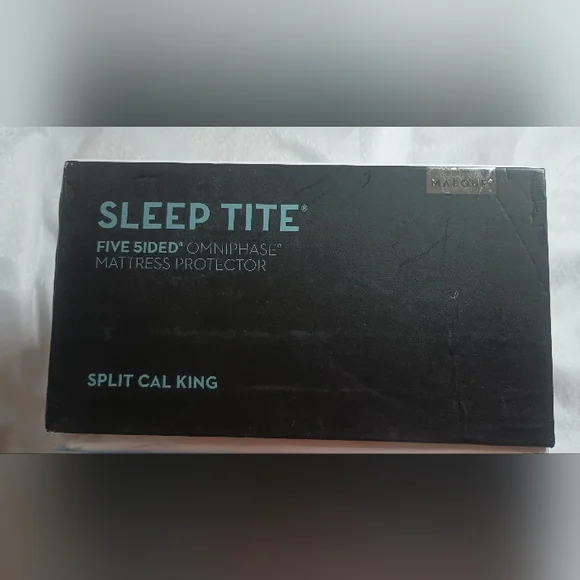 Malouf Sleep Tite Mattress Protector - White