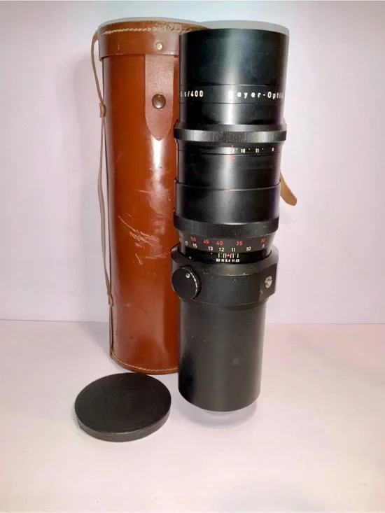Meyer-Optik Görlitz Telemegor 400mm f/5.5 Vintage Lens WithCase & Cap