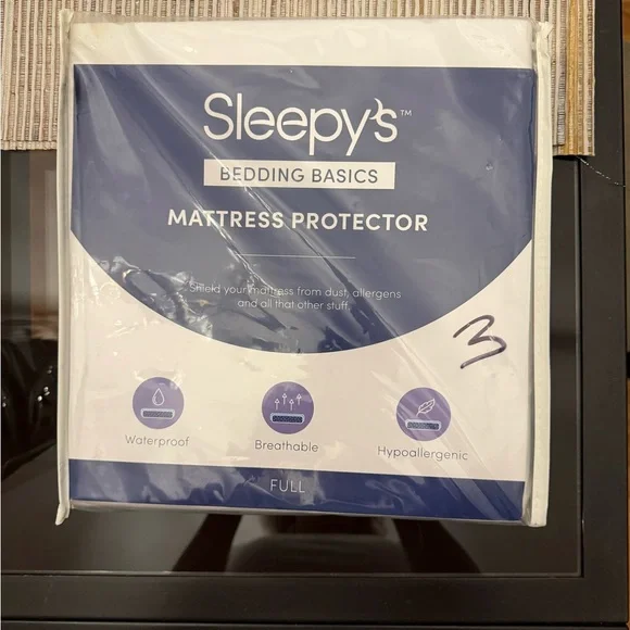 New Sleepy’s mattresss protector