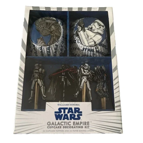 NEW Star Wars Galactic Empire × Williams Sonoma 24 Cupcake Decorating Kit