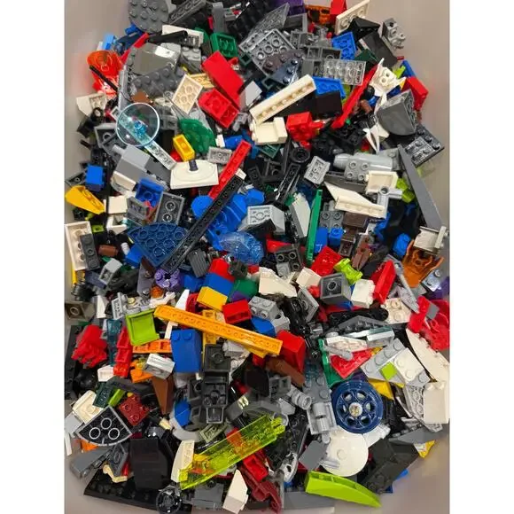 Lego Bricks and Misc Pieces 3.60 lbs Multiple sets and variety of bricks