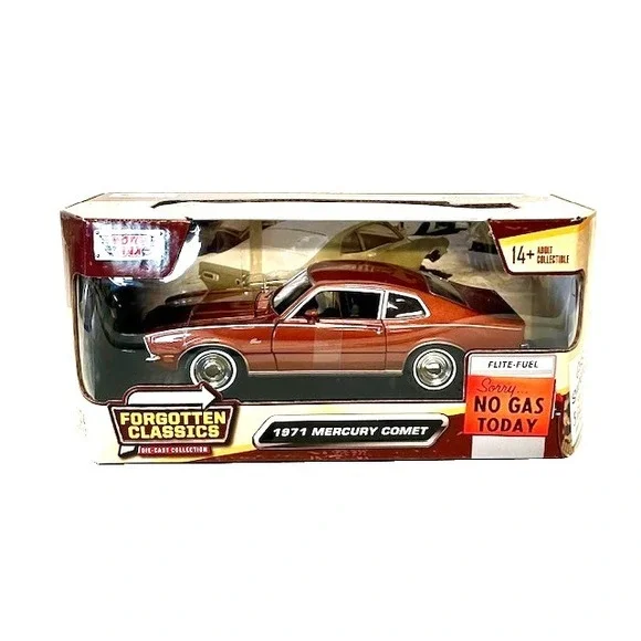 1971 Mercury Comet Gold Metalic 1/24 DIECAST MODEL CAR BY MOTORMAX