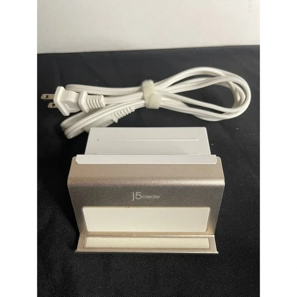 j5create 4-Port USB Type-C Charging Station 60W PD Stand Gold White JUP4275
