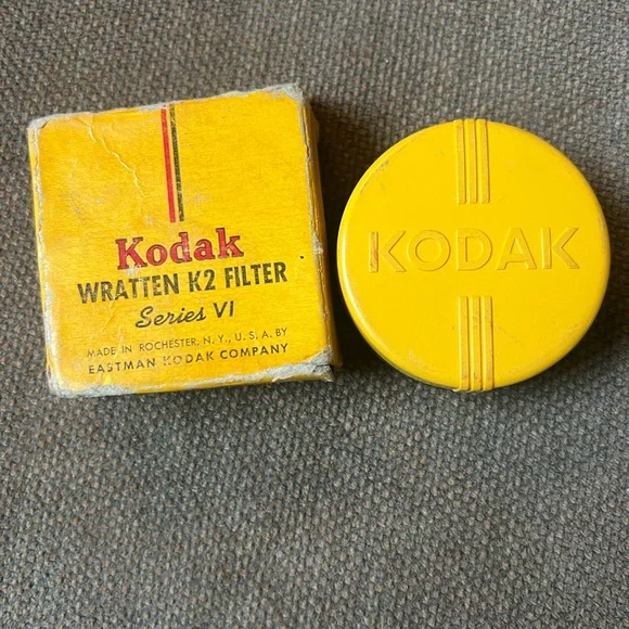 KODAK Yellow Wratten K2 Filter Series VI - Vintage