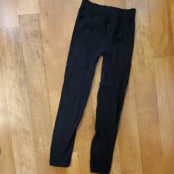 Pink Republic Girls Black Sweater Footless Tights Size 14 and‎ 16