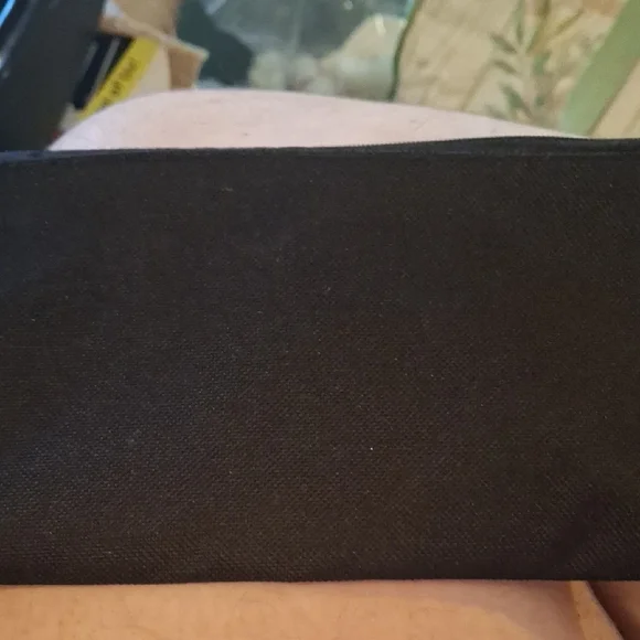Men's Black Canvas Travel Pouch - Unbranded