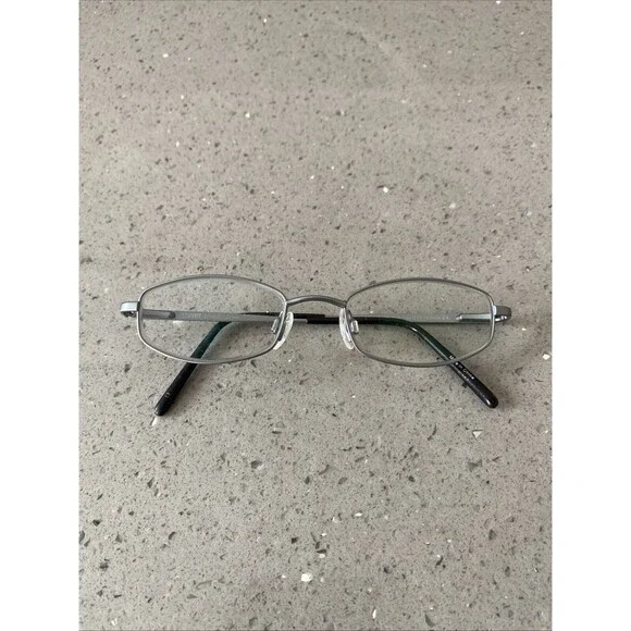 Espirit ET9300 Eyeglasses Frames ONLY Black Youth Silver Flexhinge 44-17-125