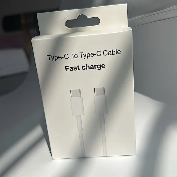 Type C to Type C 20W Fast Charging Cable 1M White