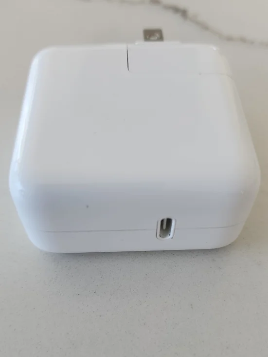 White USB-C Wall Charger Adapter