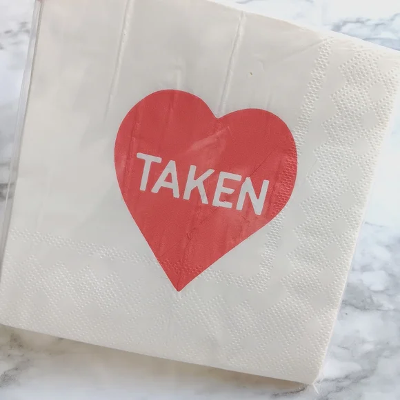 Valentine's Day Beverage Napkins 2 pk