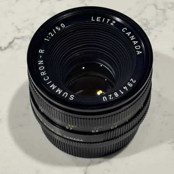 Leitz Canada Summicron-R 50mm f/2 – Clean Glass – Excellent User Copy