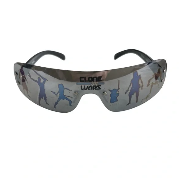 Star Wars 2009 The Clone Wars Mirrored Sunglasses Kids Collectible Lucasfilm