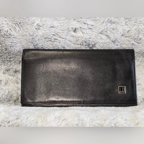 Dunhill Coat‎ Black Leather Wallet