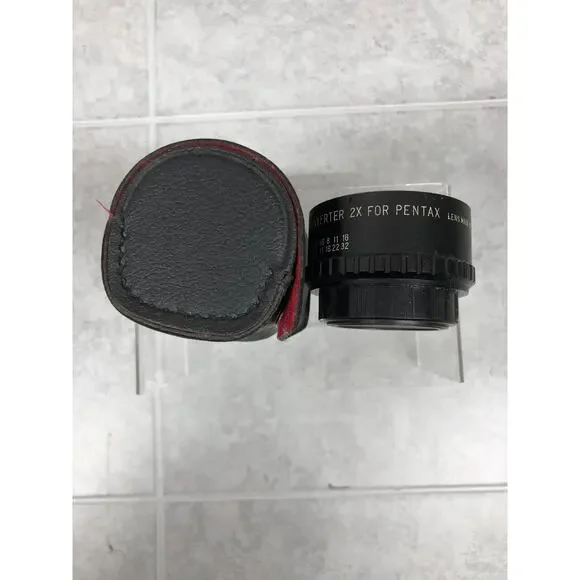 Telesar Auto Tele Converter 2X for Pentax with One Cap and Case