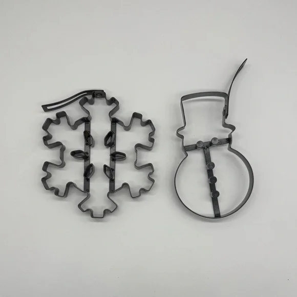 Williams Sonoma Winter Snow Pancake Molds - Snowflake and Snowman